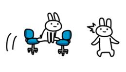 Full rabbit for English sticker #2169866