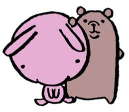 Usahiko & Kuma sennpai sticker #2170246