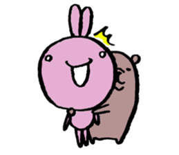 Usahiko & Kuma sennpai sticker #2170255