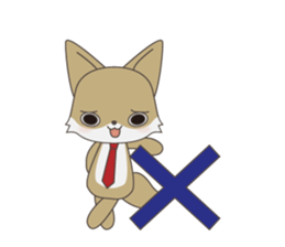 Business Rabbit & Fox sticker #2170314