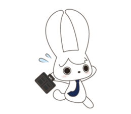 Business Rabbit & Fox sticker #2170315