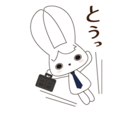 Business Rabbit & Fox sticker #2170317