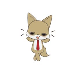 Business Rabbit & Fox sticker #2170327