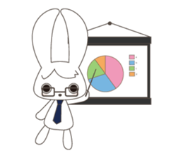 Business Rabbit & Fox sticker #2170340