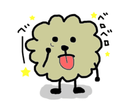 funny clouds character sticker #2170883