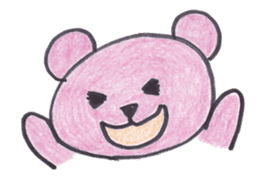 pink bear Ai sticker #2170969