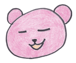 pink bear Ai sticker #2170988