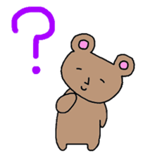 Bear speaking Niigata dialect. sticker #2171469