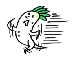 Japanese radishes and friends sticker #2172158