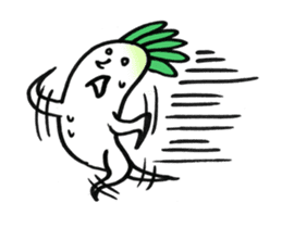 Japanese radishes and friends sticker #2172158