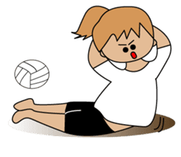 Volleyball fellow sticker #2172786