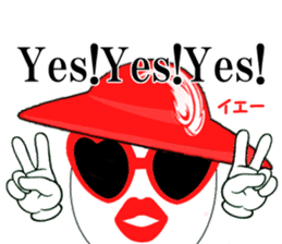 Egg lady Madam Benedict sticker #2173675