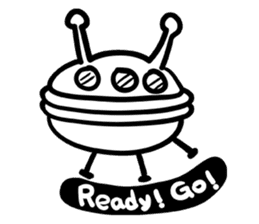 BuBu & Bu aliens sticker #2174240