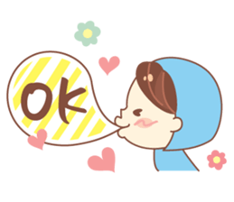 Animal and boy. sticker #2174572