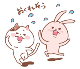 Animal and boy. sticker #2174590