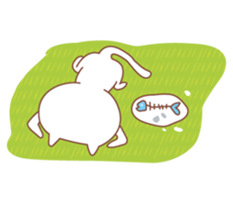 Animal and boy. sticker #2174595