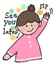 I and my sister and Nina(English) sticker #2174720