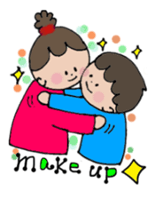 I and my sister and Nina(English) sticker #2174725