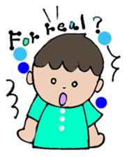 I and my sister and Nina(English) sticker #2174733