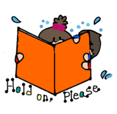 I and my sister and Nina(English) sticker #2174734