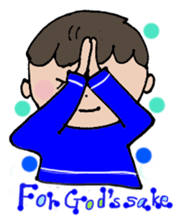 I and my sister and Nina(English) sticker #2174735