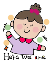 I and my sister and Nina(English) sticker #2174741