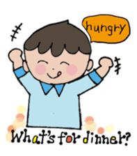 I and my sister and Nina(English) sticker #2174743