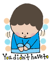 I and my sister and Nina(English) sticker #2174745