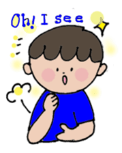 I and my sister and Nina(English) sticker #2174748