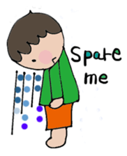 I and my sister and Nina(English) sticker #2174749