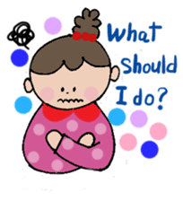 I and my sister and Nina(English) sticker #2174752