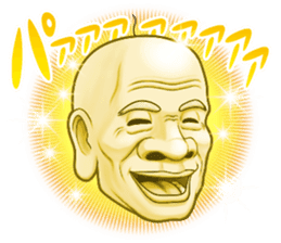 Triple excitement! Bald head trio sticker #2174782