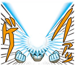 Triple excitement! Bald head trio sticker #2174784