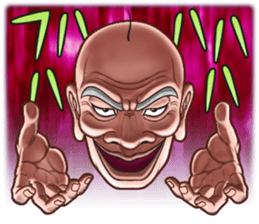 Triple excitement! Bald head trio sticker #2174785