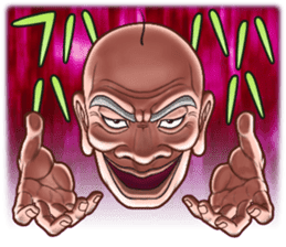 Triple excitement! Bald head trio sticker #2174785