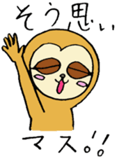 He is a sloth named Namakent sticker #2174877