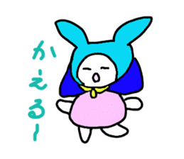 Rabbit Paradise 3 sticker #2175161