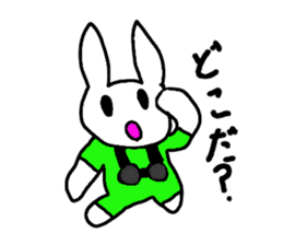 Rabbit Paradise 3 sticker #2175181