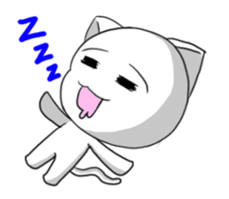 The cat of a rich expression sticker #2175534