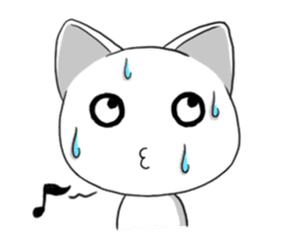 The cat of a rich expression sticker #2175536