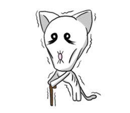 The cat of a rich expression sticker #2175538