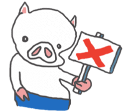 pig BUTAMA lifestyle sticker #2175806