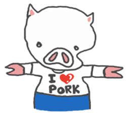 pig BUTAMA lifestyle sticker #2175825