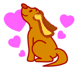 mimi of the dog. sticker #2176280