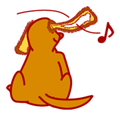 mimi of the dog. sticker #2176288