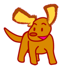 mimi of the dog. by PUUTEE sticker #2176290