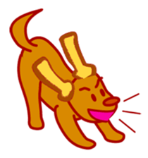 mimi of the dog. sticker #2176291