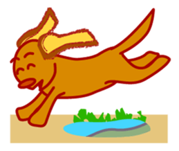 mimi of the dog. sticker #2176307