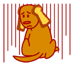 mimi of the dog. sticker #2176309