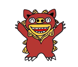 shisa  (Only illustration ) sticker #2176361